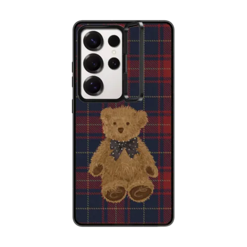 Galaxy S25 Ultra - Teddy Bear Plaid
