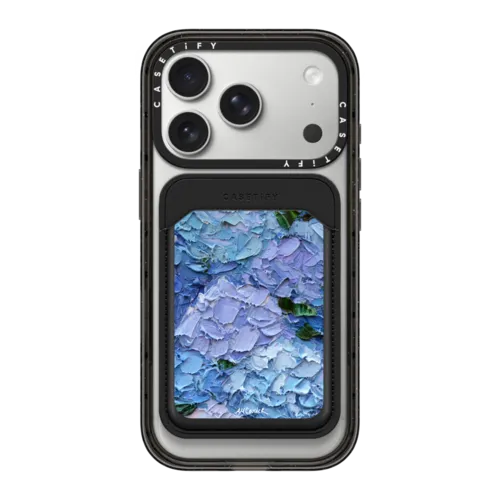 Snappy MagSafe Wallet - Moonlight Hydrangeas