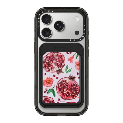 Snappy MagSafe Wallet - Pomegranate Garden