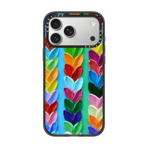 iPhone 17 Pro Max - Rainbow Heart Stripes 2