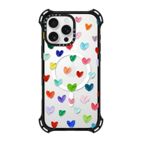 iPhone 16 Pro Max - Polka Daub Hearts