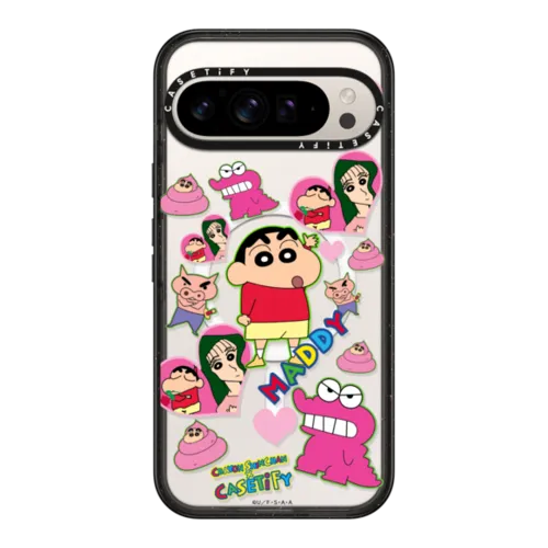 Google Pixel 9 Pro XL - Crayon Shinchan Sticker Custom Case (Shinchan)