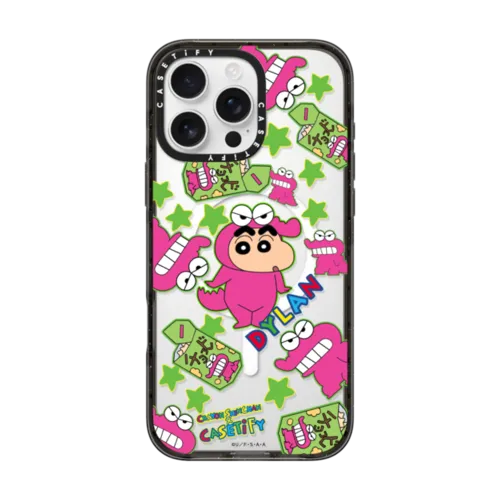 iPhone 16 Pro Max - Crayon Shinchan Sticker Custom Case (Waniyama-san)