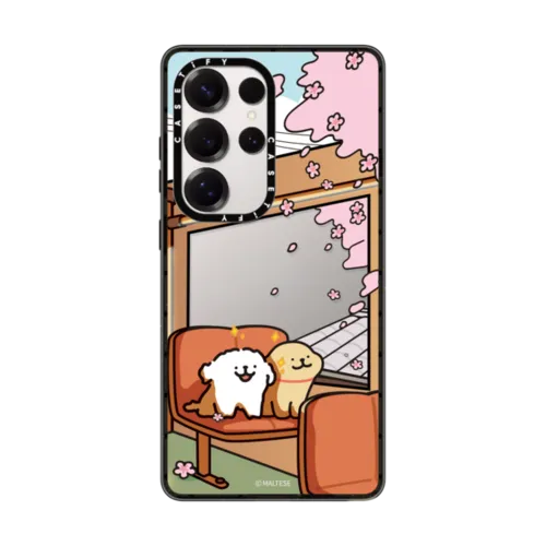 Galaxy S25 Ultra - Maltese Sakura Case