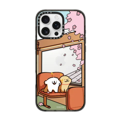 iPhone 16 Pro Max - Maltese Sakura Case