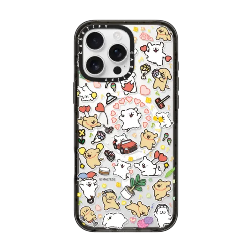 iPhone 16 Pro Max - Maltese Stickermania Case