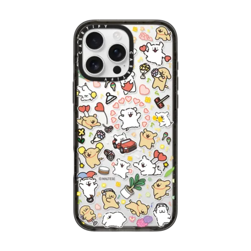 iPhone 16 Pro Max - Maltese Stickermania Case