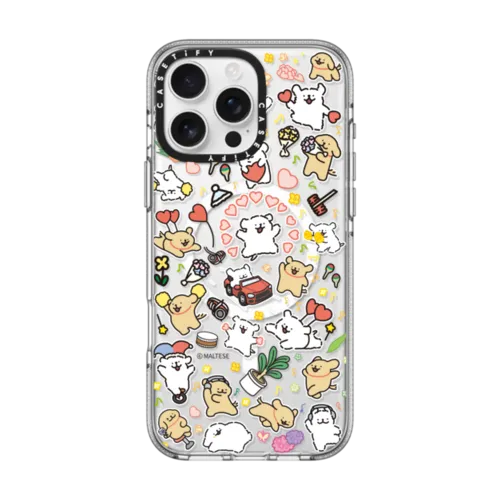 iPhone 16 Pro Max - Maltese Stickermania Case