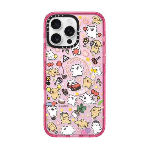 iPhone 16 Pro Max - Maltese Stickermania Case
