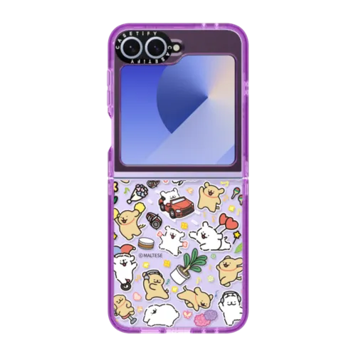 Galaxy Z Flip6 - Maltese Stickermania Case