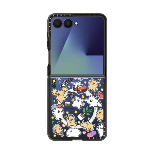 Galaxy Z Flip7 - Maltese Stickermania Case