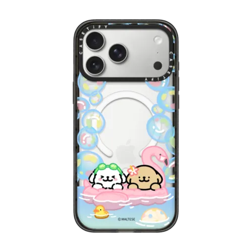 iPhone 17 Pro Max - Maltese Bubble Pool Case