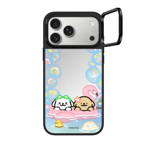 iPhone 17 Pro Max - Maltese Bubble Pool Case