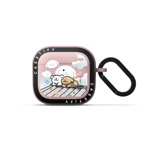AirPods 4 - Maltese Lazy Clouds Earbuds Case