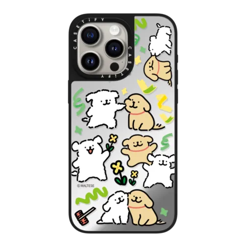 iPhone 15 Pro Max - Maltese Coloured Ribbon Sticker Case
