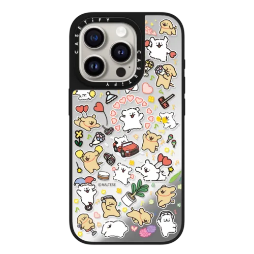 iPhone 15 Pro - Maltese Stickermania Case