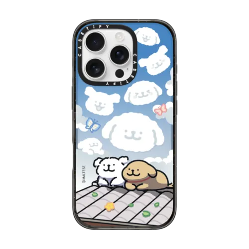 iPhone 16 Pro - Maltese Lazy Clouds Case