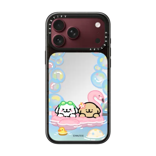 iPhone 18 Pro Max - Maltese Bubble Pool Case