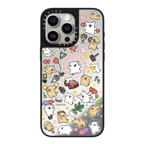 iPhone 15 Pro Max - Maltese Stickermania Case
