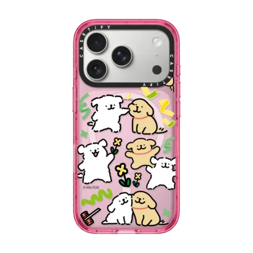 iPhone 17 Pro - Maltese Coloured Ribbon Sticker Case