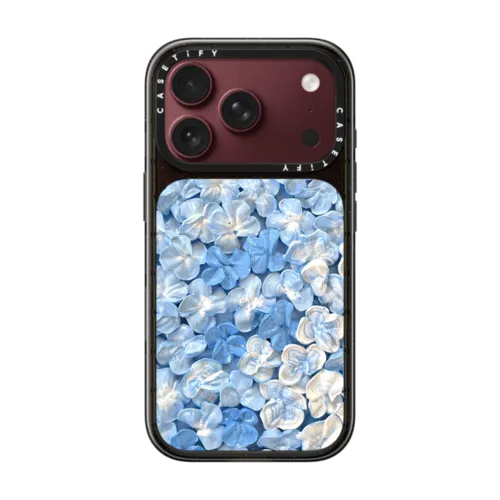 iPhone 18 Pro - Blue Hydrangea Iphone Case By Ann Upton