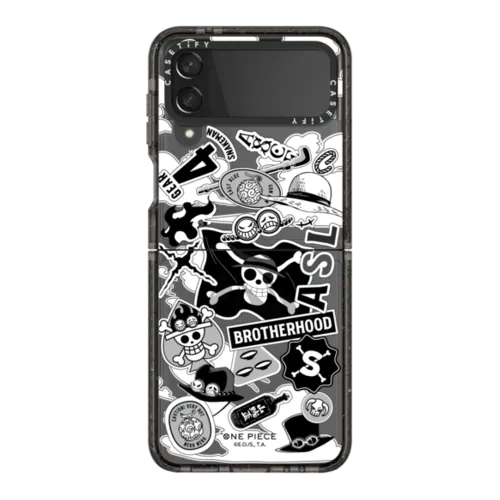 Galaxy Z Flip4 - Brotherhood Monotone Sticker Case