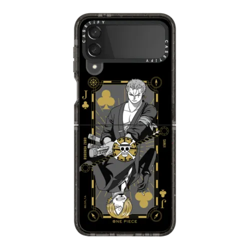 Galaxy Z Flip4 - Poker Card Zoro & Sanji Case