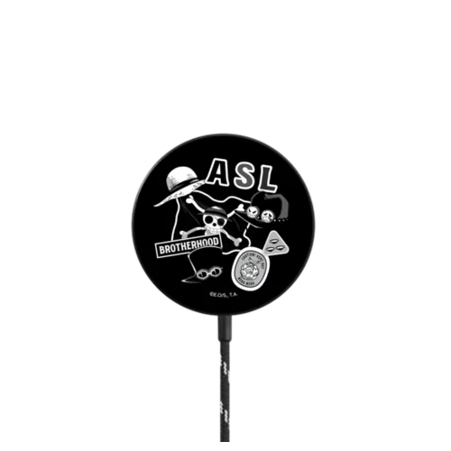   - Brotherhood Monotone Sticker Magnetic Wireless Charger