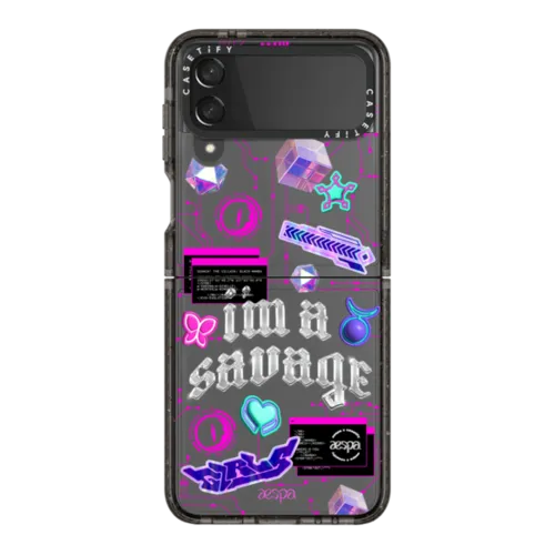 Galaxy Z Flip4 - aespa Sticker Case