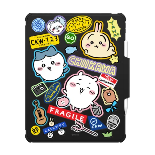 iPad Pro 13-inch (M4) - Chiikawa Luggage Sticker Tablet Case