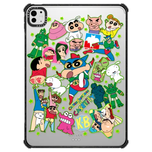 iPad Pro 11-inch (M4) - Crayon Shinchan Sticker Tablet Case