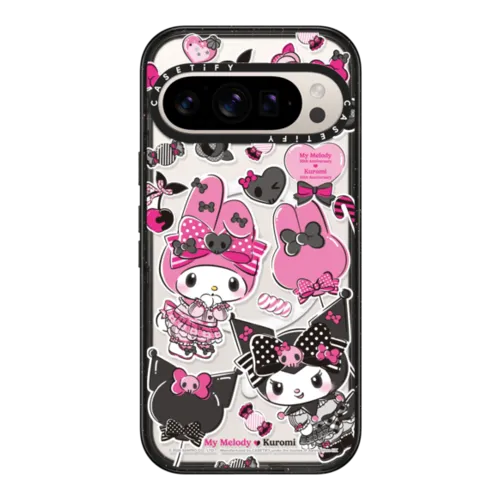 Google Pixel 9 Pro - My Melody & Kuromi Celebration Sticker Case