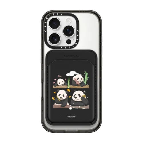 Snappy MagSafe Wallet - M.LanPanda Growing Log Snappy Wallet