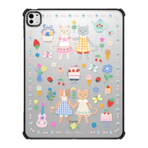 iPad Pro 13-inch (M4/M5) - Meri Meri Kitten Club Tablet Case