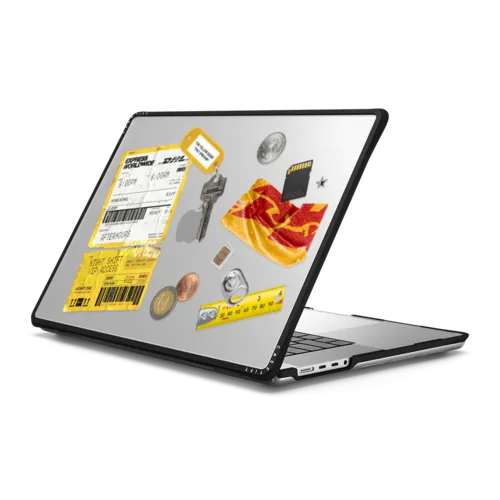 MacBook Pro 16-inch (M1 - M5) - DHL Waybill Ticket Laptop Case