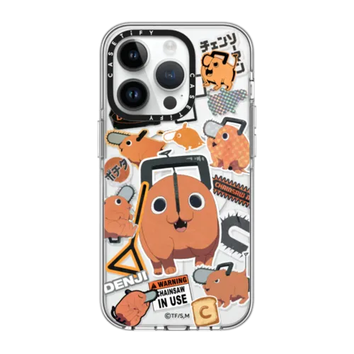 iPhone 14 Pro - Pochita Sticker Case