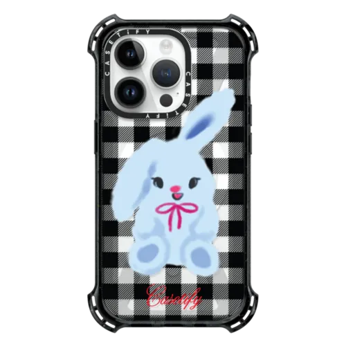 iPhone 14 Pro - Bunny with Plaid