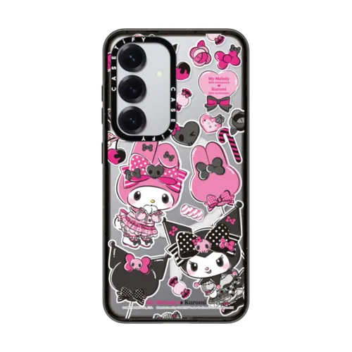 Galaxy S25 - My Melody & Kuromi Celebration Sticker Case