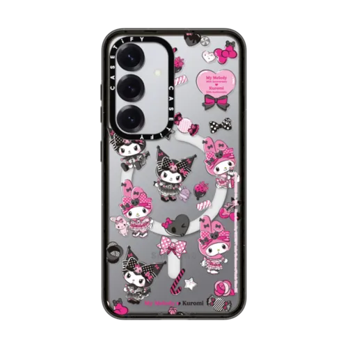 Galaxy S25 - My Melody & Kuromi Pattern Case