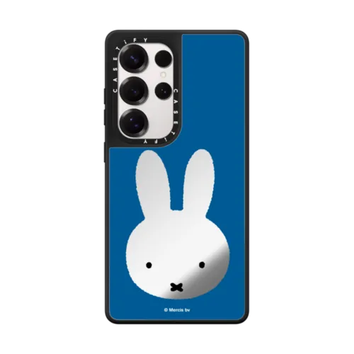 Galaxy S25 Ultra - Miffy Blue Mirror Frame Case