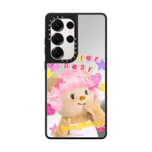 Galaxy S25 Ultra - Butterbear OOTD Custom Case - Pink Hair Edition