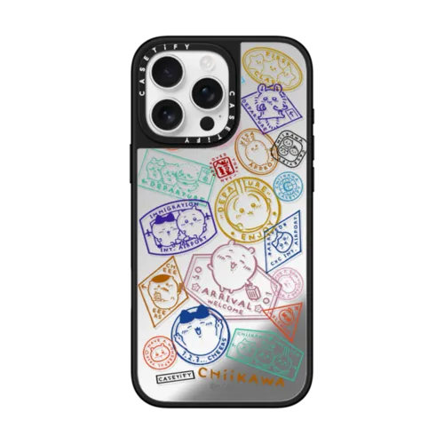 iPhone 16 Pro Max - Chiikawa Travel Visa Stamp Case