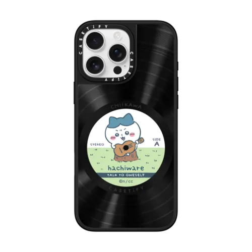 iPhone 16 Pro Max - Hachiware Vinyl Record Case