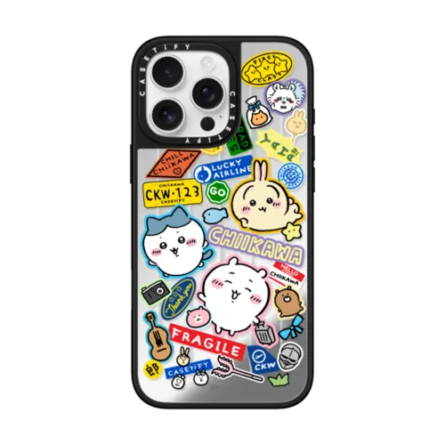 iPhone 16 Pro Max - Chiikawa Luggage Sticker Case