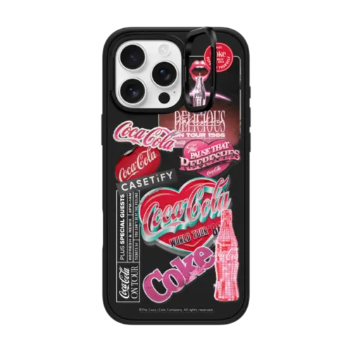 iPhone 16 Pro Max - Coca-Cola On Tour Sticker Case