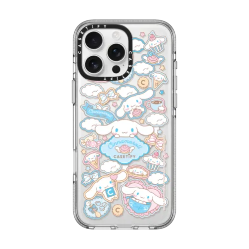 iPhone 16 Pro Max - Cinnamoroll Lovely Cafe Sticker Case