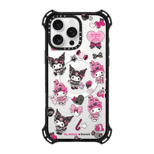iPhone 16 Pro Max - My Melody & Kuromi Pattern Case