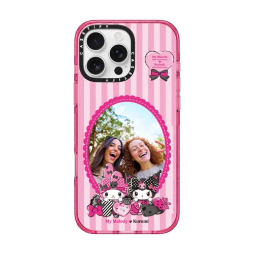 iPhone 16 Pro Max - My Melody and Kuromi Photo Frame Custom Case
