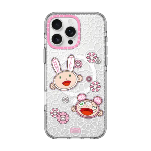 iPhone 16 Pro Max - [LIMITED PINK CAMERA RING] KAIKAI AND KIKI - FLOWER BLOSSOM Phone Case