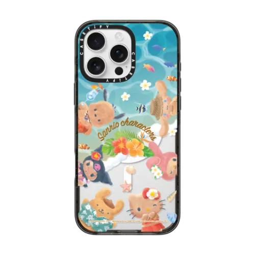 iPhone 16 Pro Max - Sun-Kissed Sanrio Characters Phone Case